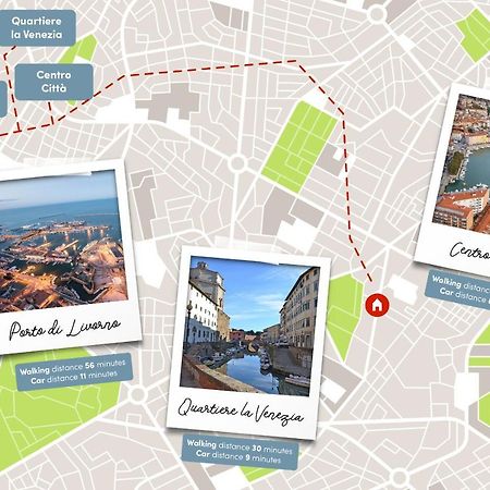 Free Parking Appartamento 5 Stelle Elegante Con Suite Livorno Ngoại thất bức ảnh