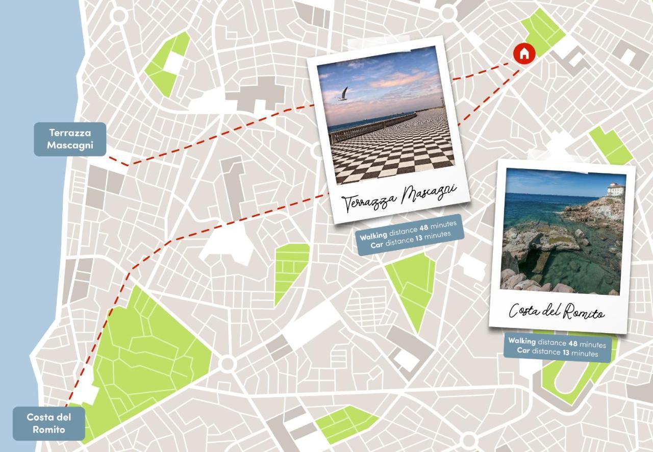 Free Parking Appartamento 5 Stelle Elegante Con Suite Livorno Ngoại thất bức ảnh